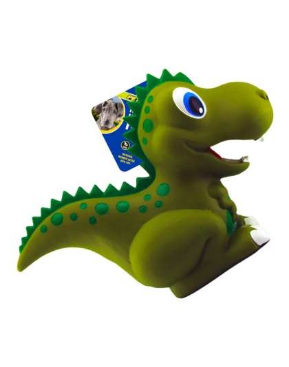 Petsport USA NaturFlex Dinosaur Latex Dog Toy TRex, 1ea/12 in, Jumbo