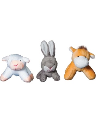 Petsport USA Tiny Tots-Barn Buddies Dog Toy Assorted 1ea