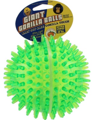 Petsport USA Gorilla Ball Dog Toy Assorted 1ea/XL, 5 in