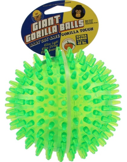 Petsport USA Gorilla Ball Dog Toy Assorted 1ea/XL, 5 in