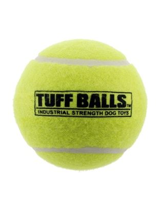 Petsport USA Tuff Ball Dog toy Yellow 12ea/Bulk, 2.5 in