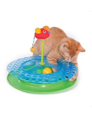 Petstages Cheese Chase Catnip Toy Multi-Color 1ea/One Size