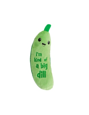 Petstages Crunchy Pickle Kicker Dental Health Catnip Toy One Size  (2 pack)
