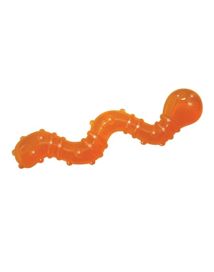 Petstages ORKAKat Catnip Infused Wiggle Worm Cat Toy Orange 1ea/One Size