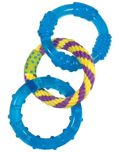 Petstages Orka Dental Links Dog Chew Toy Multi-Color 1ea