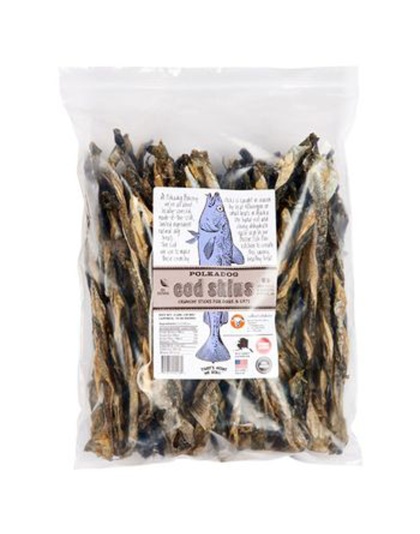 Polka Dog Bakery Cod Skins Crunchy Sticks For Dogs - 2 Lbs.