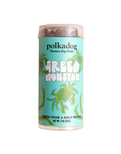 Polka Dog Bakery Dog Green Monstah Bits 2Oz Tube