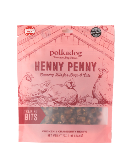 Polka Dog Bakery Dog Henny Penny Bits 7Oz Pouch
