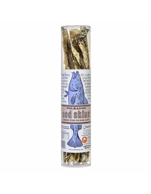 Polkadog Cod Skins Crunchy Dog And Cat Treats 2.5oz.