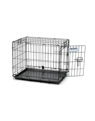 Precision Pet Products ProValu 1 Door Wire Dog Crate Black 1ea/24 in
