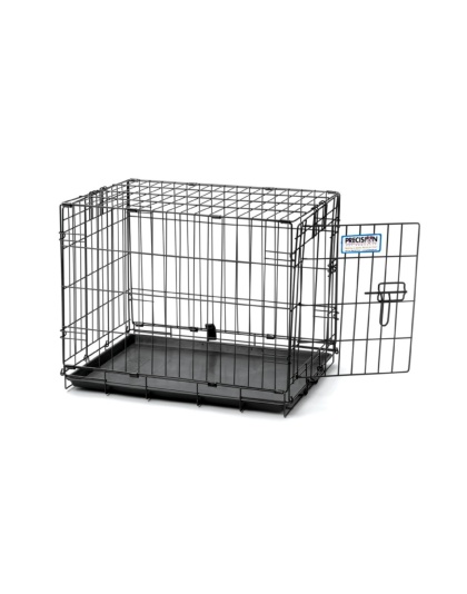 Precision Pet Products ProValu 1 Door Wire Dog Crate Black 1ea/36 in