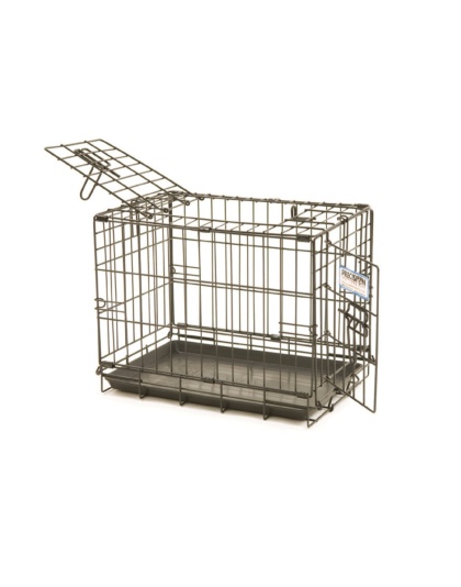 Precision Pet Products ProValu 2 Door Wire Dog Crate Black 1ea/19 in