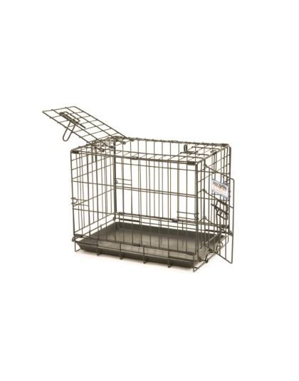 Precision Pet Products ProValu 2 Door Wire Dog Crate Black 1ea/30 in