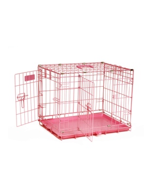 Precision Pet Products ProValu Dog Crate 2000 2 Door Pink 1ea/24 in