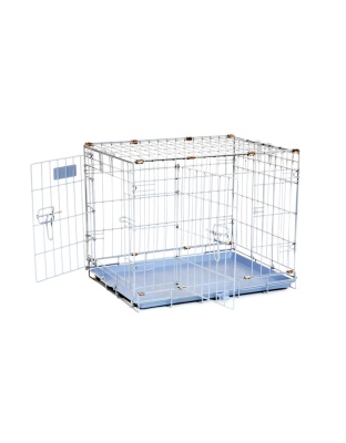 Precision Pet Products ProValu Dog Crate 2000 2 Door Blue 1ea/24 in