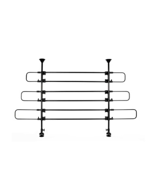 Precision Pet Products Universal 6-Bar Vehicle Pet Barrier Black 1ea/One Size