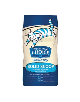 Premium Choice Litter Carefree Kitty Unscented All Natural Scoop Cat Litter 1ea/25 lb