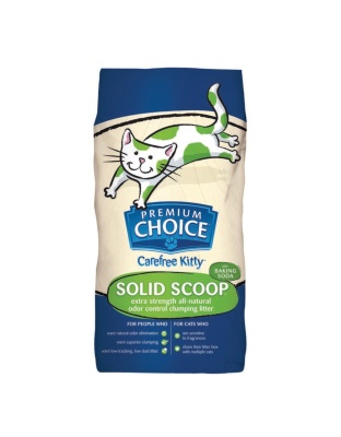 Premium Choice Litter Carefree Kitty Unscented with Baking Soda Scoop Cat Litter 1ea/25 lb