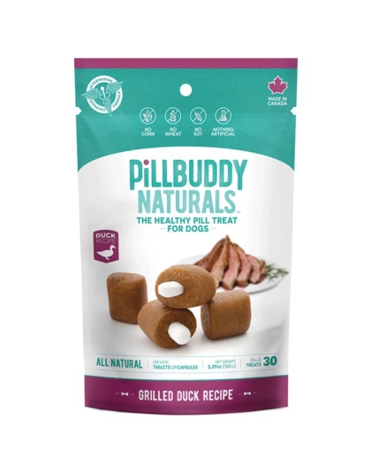 Presidio Dog Pill Buddy Natural Duck 30 Count