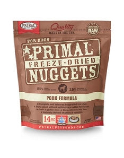 Primal Pet Foods Freeze Dried Dog Food 5.5oz. Pork