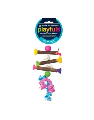 Tropical Teasers Shells And Sticks Bird Toy 5.5 x 9in.