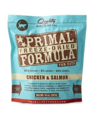 Primal Pet Foods Freeze Dried Cat Food- 5.5oz.- Chicken and Salmon