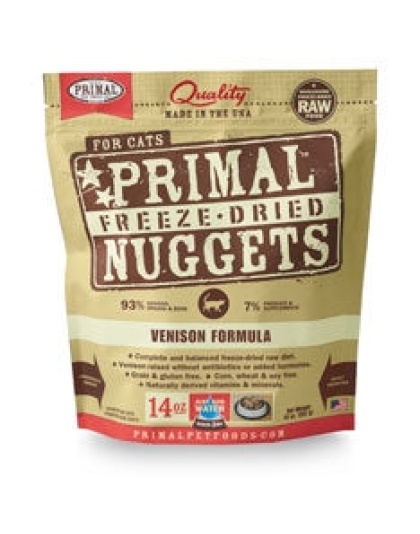 Primal Pet Foods Freeze Dried Cat Food- Venison 5.5oz.