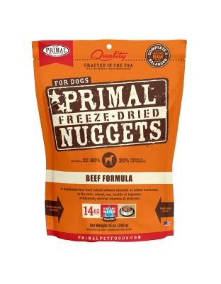 Primal Pet Foods Freeze Dried Dog Food 5.5oz.- Beef