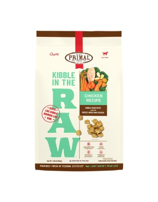 Primal Dog Freeze-Dried Kibble In The Raw Chicken 1.5Lb