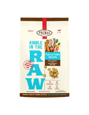 Primal Dog Freeze-Dried Kibble In The Raw Fish 1.5Lb