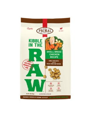 Primal Dog Freeze-Dried Kibble In The Raw Small Breed 4Lb