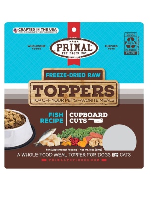 Primal Dog-Cat Fd Raw Topper Cupboard Cuts Pork 18oz.