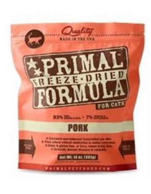 Primal Pet Foods Freeze Dried Cat Food- Pork 5.5oz.