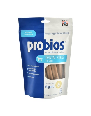 Probios Dental Sticks for Dogs Yogurt 8.11oz.-13 Pk