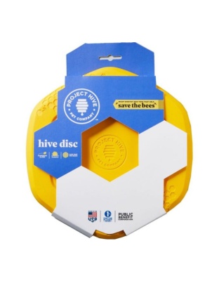 Project Hive Pet Company Hive Disc/Lickmat Yellow Large