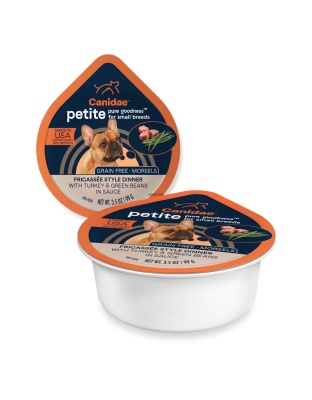 Pure Petite Small Breed Morsel Grain Free Dog Food Turkey/Green Bean 3.5oz. (Case of 12)
