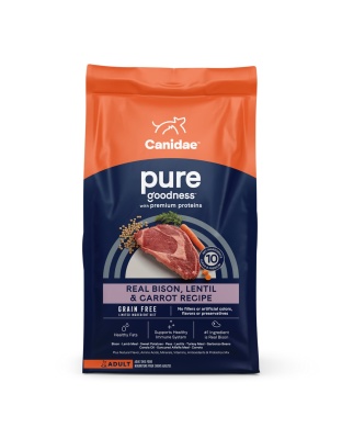Pure Grain Free Dog Food Fresh Bison 4 Lb