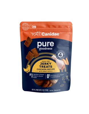 Pure Goodness Jerky Treats Chicken/Sweet Potato 4oz.