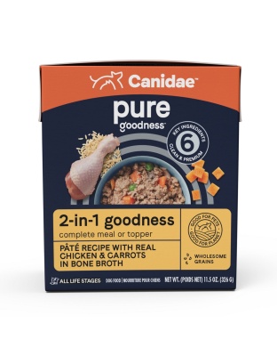 Pure Goodness 2-In-1 Bone Broth Meal/Topper Chicken/Carrots 11.5oz.
