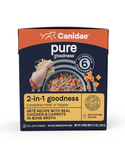 Pure Goodness 2-In-1 Bone Broth Meal/Topper Chicken/Carrots 11.5oz.