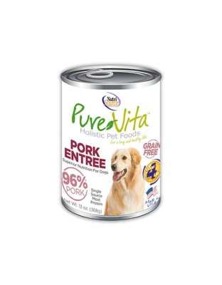 Pure Vita Dog Grain Free Pork & Pork Liver 13oz.