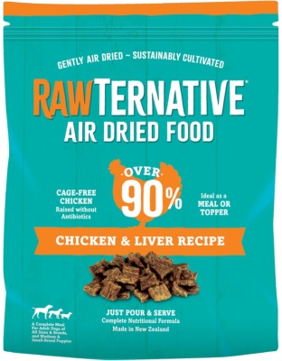 Rawternative Air Dried Dog Food Chicken/Liver 3 Lb