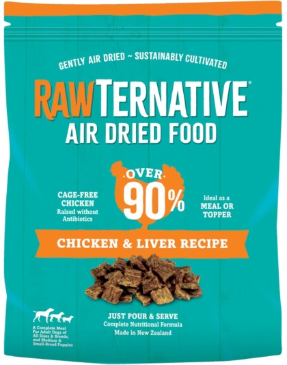 Rawternative Air Dried Dog Food Chicken/Liver 3 Lb