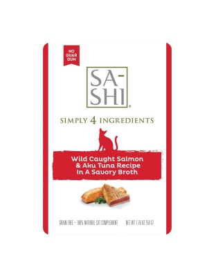 Sa-Shi Salmon Tuna 1.76oz. 8 Pouches (Case of 6)