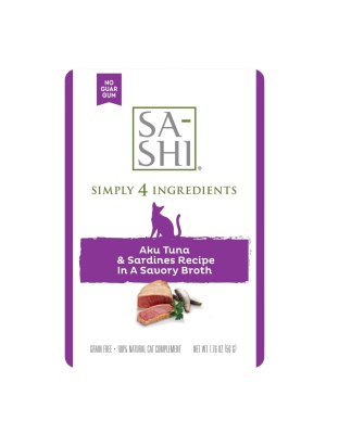 Sa-Shi Tuna Sardines 1.76oz. 8 Pouches  (Case of 6)