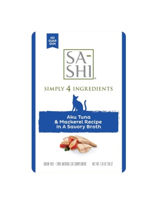 Sha-Shi Tuna Mackerel 1.76oz. 8 Pouches (Case of 6)
