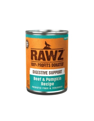 Rawz Digestive Dog 12.5oz. Beef Pumpkin Pate (Case of 12)