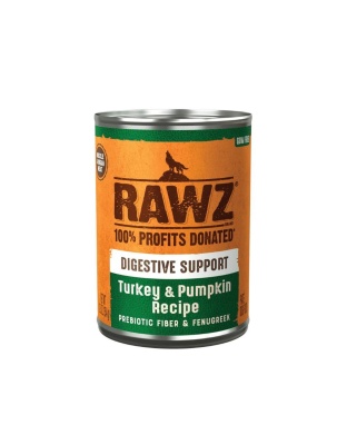 Rawz Digestive Dog 12.5oz. Turkey Pumpkin Pate (Case of 12)