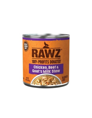 Rawz Stew Dog 10oz. Chicken Beef Goat Milk (Case of 12)
