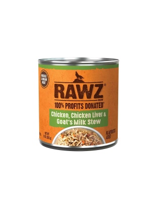 Rawz Stew Dog 10oz. Chicken Chicken Liver Goat Milk (Case of 12)